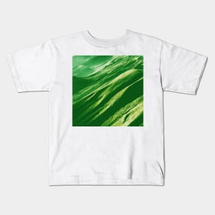 Tropical Green Mountains Oil Effects 5 Kids T-Shirt